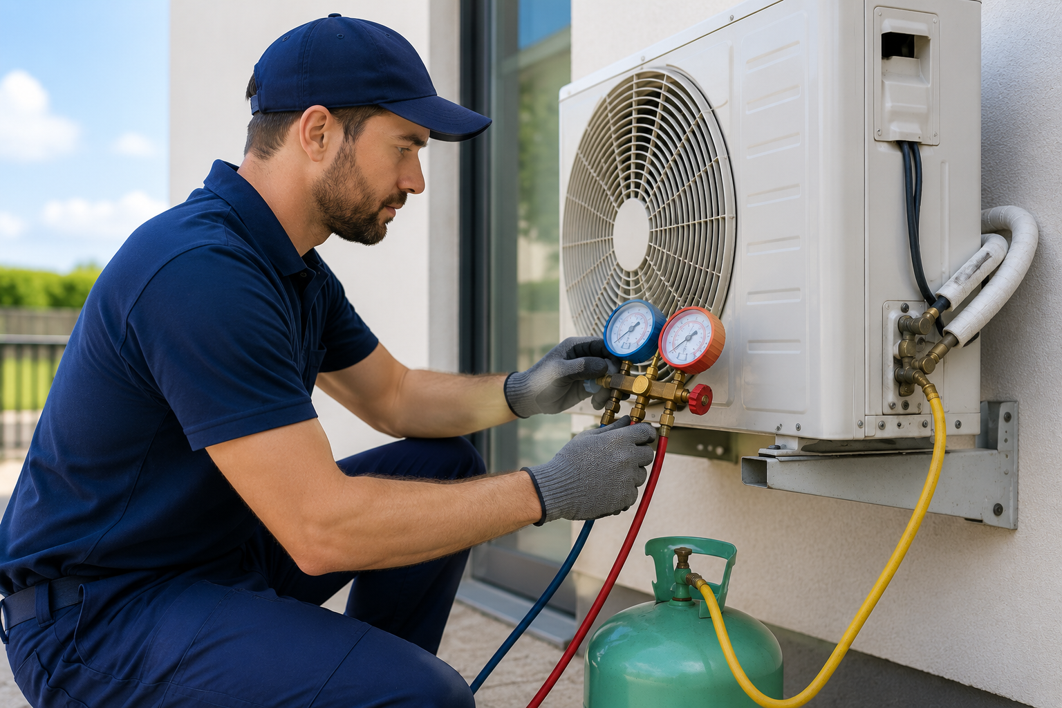ANC Cooling Systems technician at work